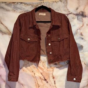 Amazon Women's Brown Jean Jacket